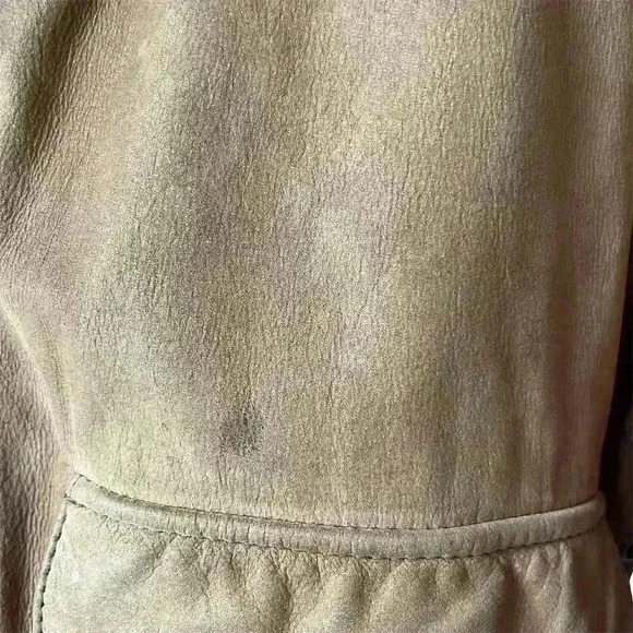 Paris Sport Club Men's Vintage 90s Brown Leather Bomber Jacket S - Picture 5 of 13